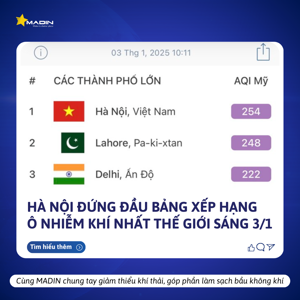 Ô nhiễm không khí Hà Nội